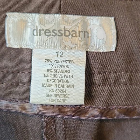 Dress Barn Dark Brown Trousers - Picture 12 of 12